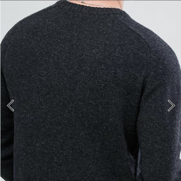 Selected Homme 100% Lambswool Sweater S NWT - Picture 2 of 3